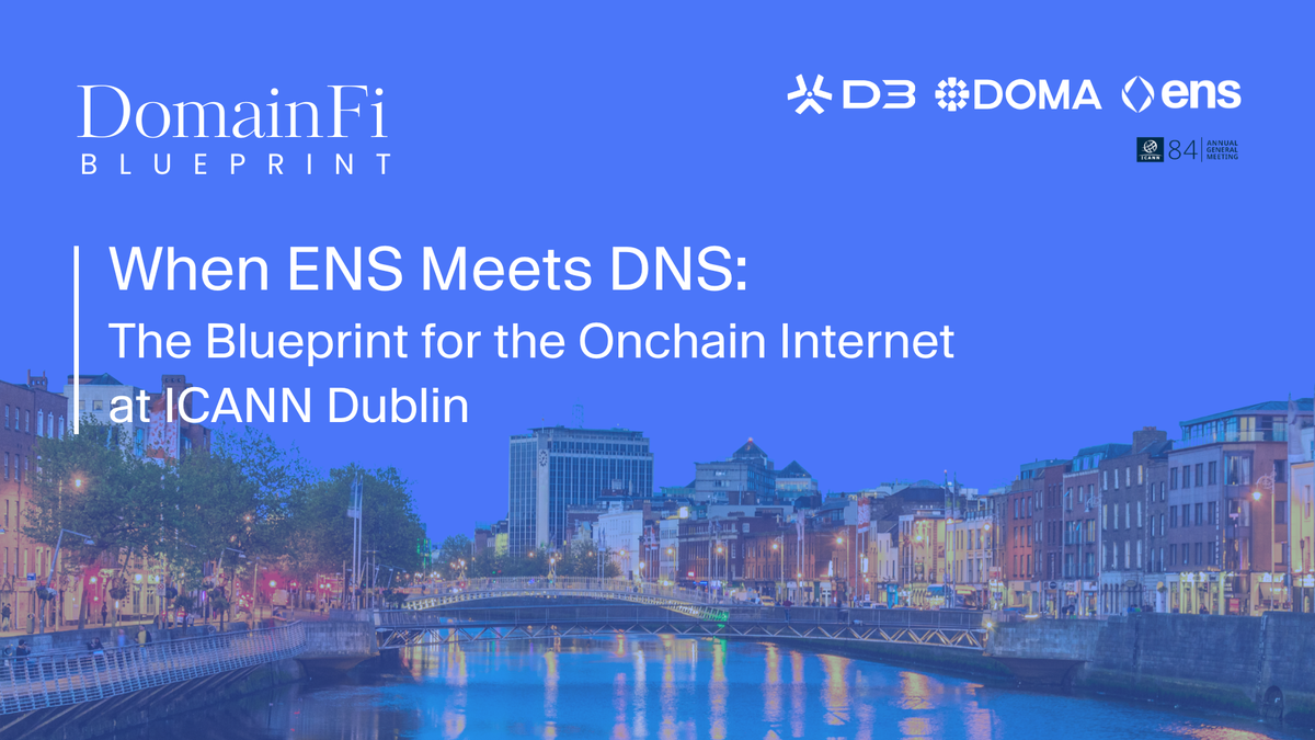 When ENS Meets DNS: The Blueprint for the Onchain Internet | ICANN Dublin