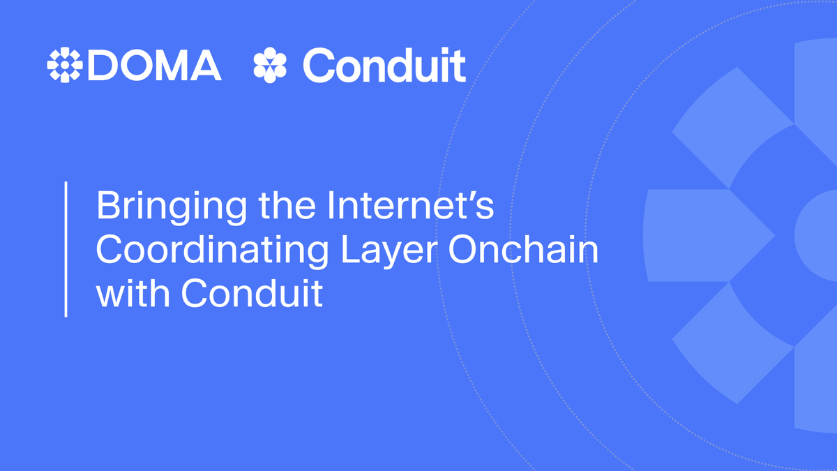 Bringing the Internet’s Coordinating Layer Onchain with Conduit