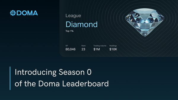 Launching Season 0 of the Doma Leaderboard